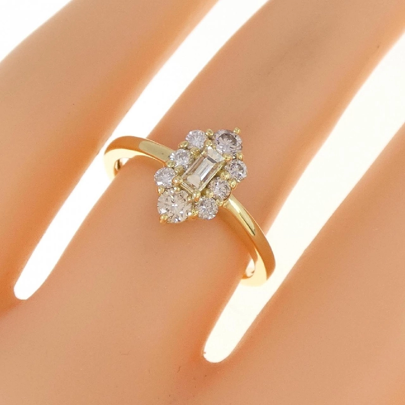 Nhẫn kim cương K18YG 0.51CT - Hàng hiệu Authentic 860325