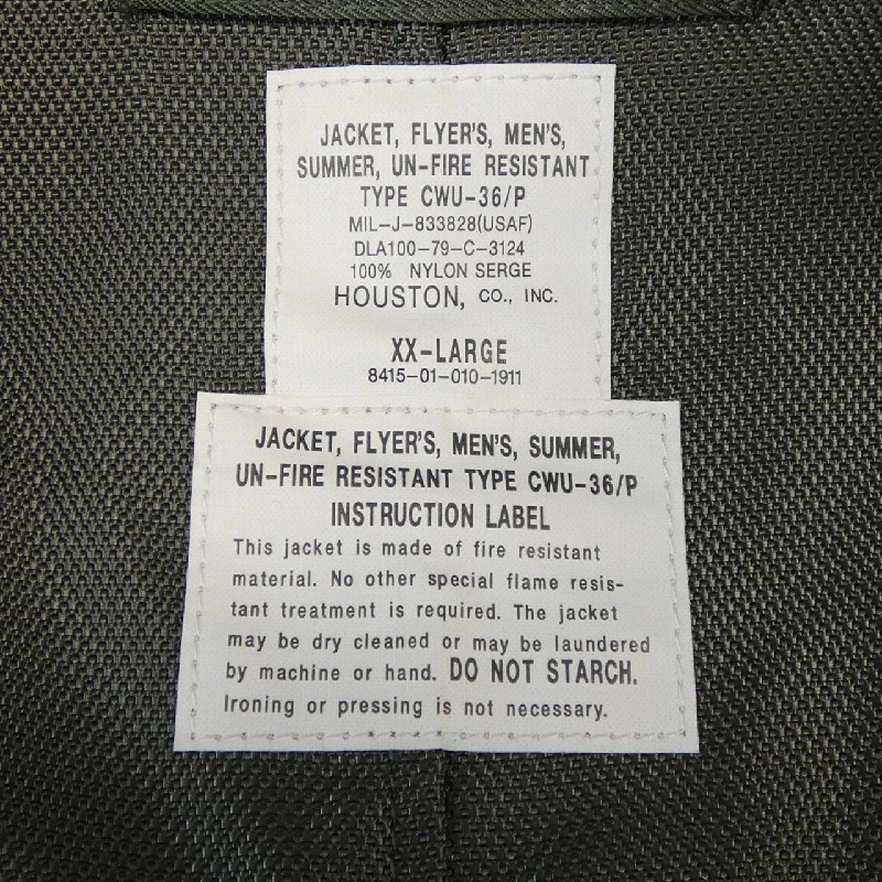 Áo khoác HOUSTON CWU-36/P - Hàng hiệu Authentic 888349