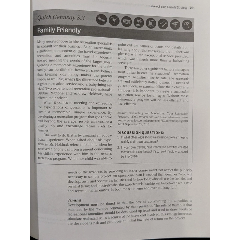 Resorts management and operation - Robert Christie Mill 1020787