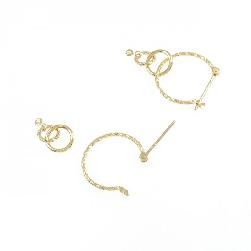 K18YG 2WAY Bông tai kim cương - Hàng hiệu Chính hãng 871567