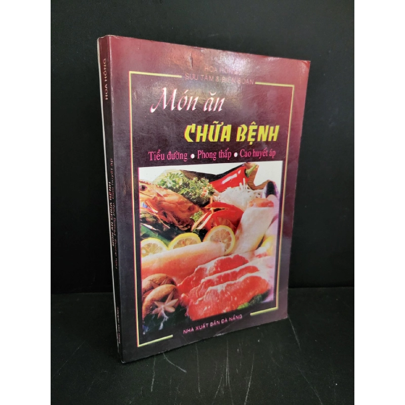 Món ăn chữa bệnh tiểu đường - phong thấp - cao huyết áp mới 80% bẩn bìa, ố 2003 Hoa Hồng HCM3004 SỨC KHỎE - THỂ THAO 918879