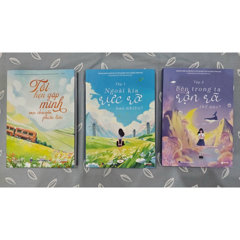 Combo 3 sách ôn luyện văn THPT của cô Sương Mai (mới 99%) 520084