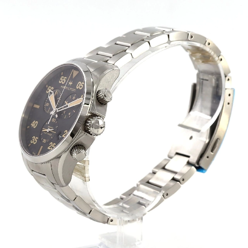 Đồng hồ Hamilton Khaki Aviation Pilot Chrono H767220/H76722131 SS Quartz - Hàng hiệu Chính hãng 883432