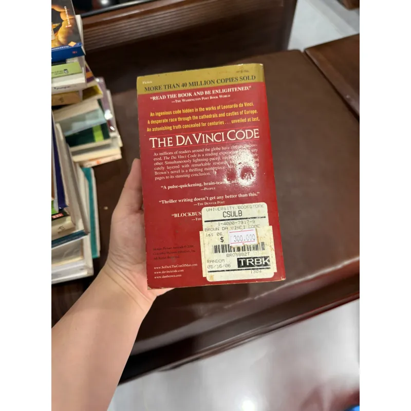 The Da Vinci Code – Dan Brown | Tiểu Thuyết Trinh Thám Kinh Điển (Bản Tiếng Anh)- K4 1029404