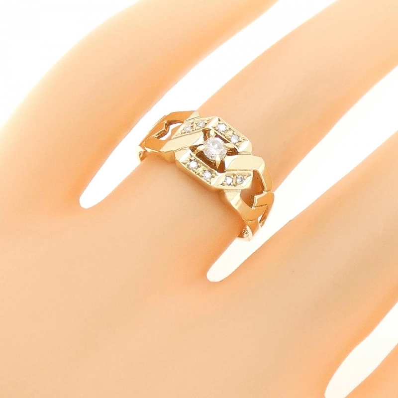 Nhẫn kim cương K18YG 0.10CT 672547