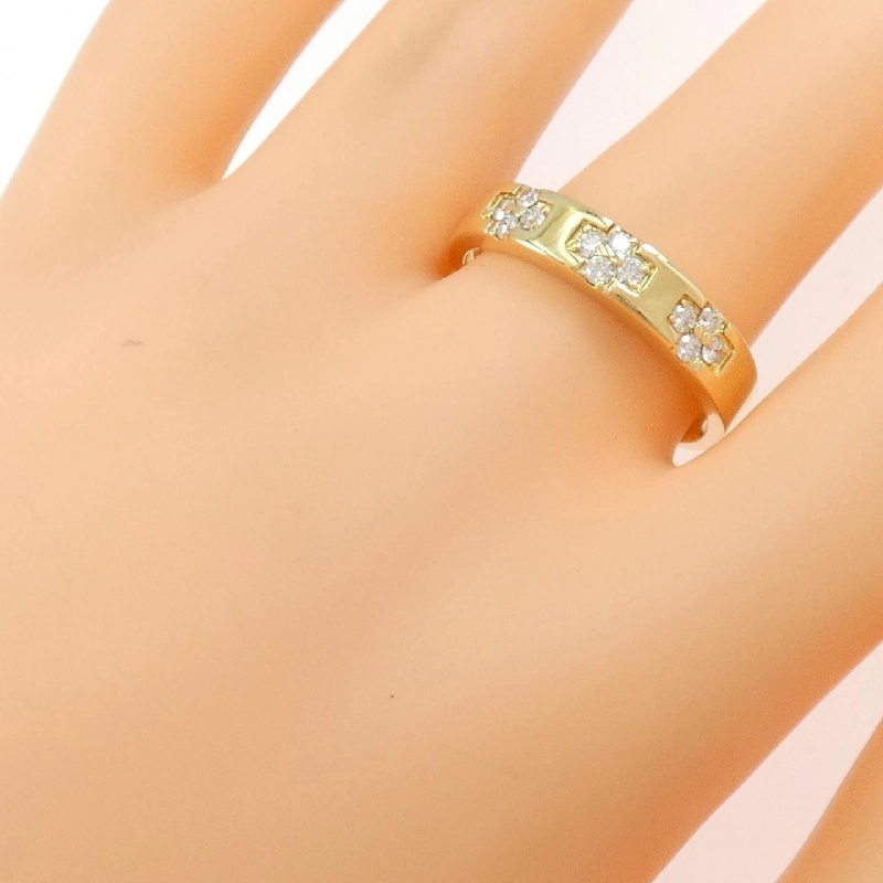Nhẫn kim cương K18YG 0.29CT 666449