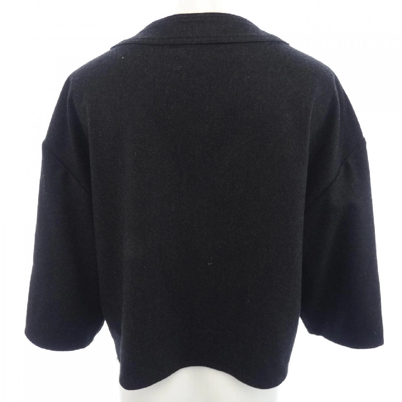 Celine CELINE Áo khoác không cổ Cropped Top Triomphe 2B708561F - Hàng hiệu Chính hãng 809516