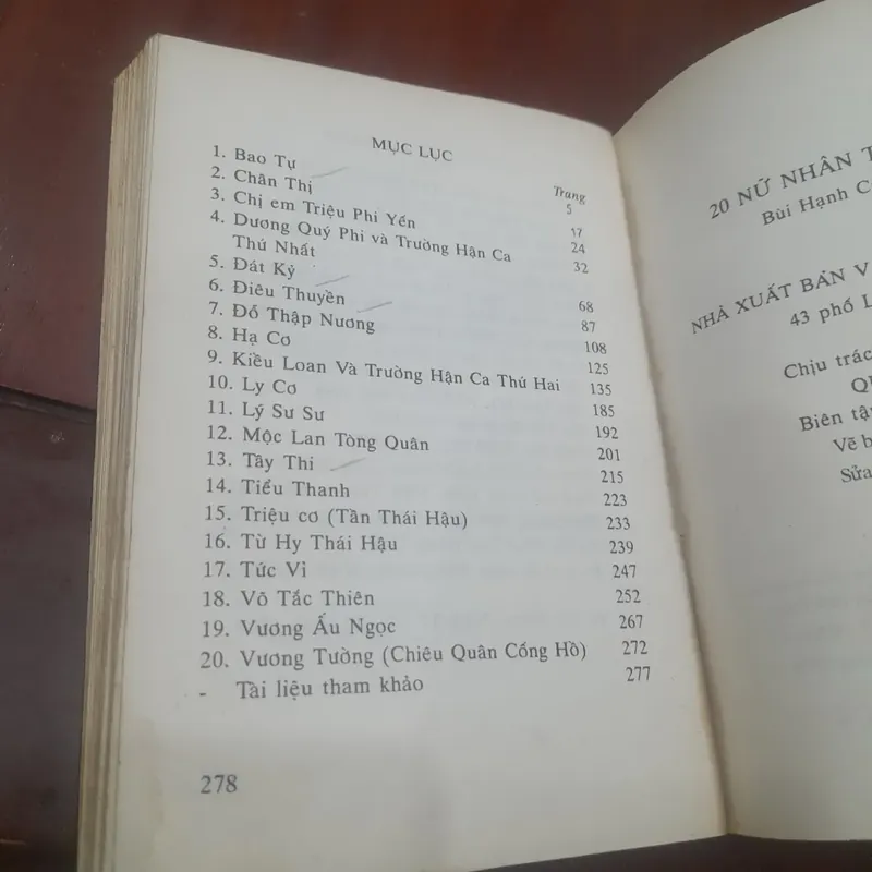 20 NỮ NHÂN TRUNG QUỐC (Bùi Hạnh Cẩn biên soạn) 720663