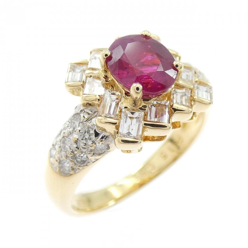 Nhẫn Ruby K18YG 1.15CT - Hàng hiệu Chính hãng 850415