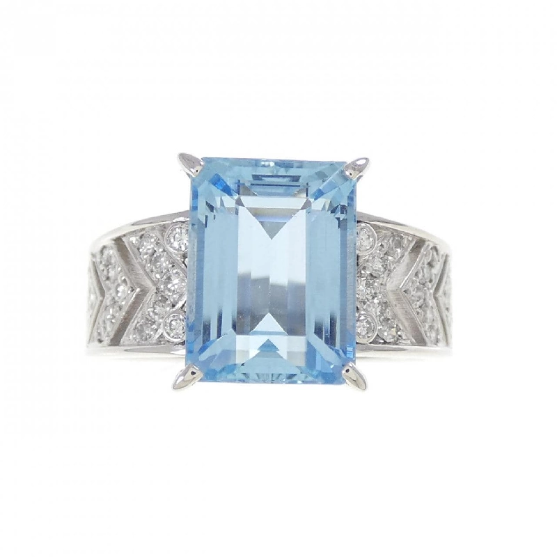 Nhẫn Aquamarine PT900 4.060CT - Hàng hiệu Chính hãng 847937