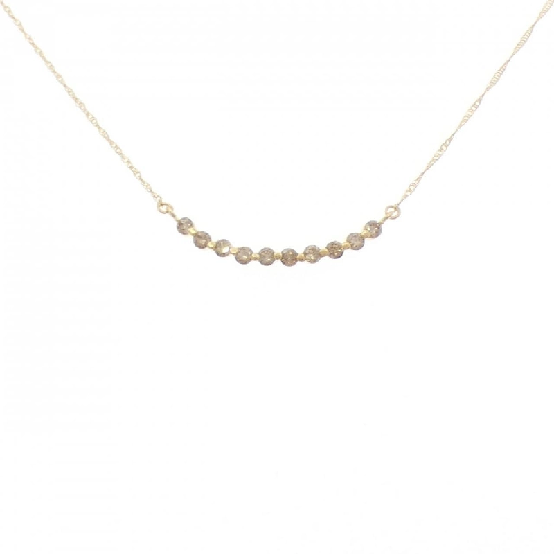 K18YG Dây chuyền kim cương 0.5CT - Hàng hiệu Chính hãng 857545