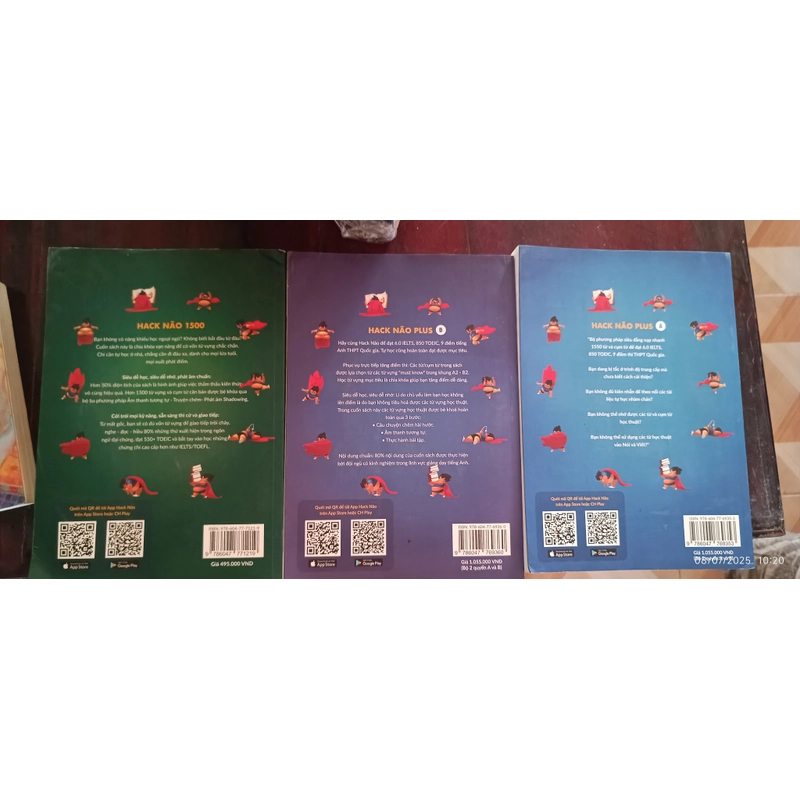 Combo 3 cuốn Hack Não 1500 và Plus In Màu Khổ To 526010