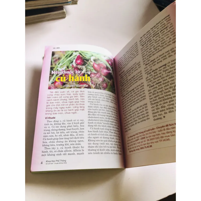 1. LÔ BÁO KHOA HỌC PHỔ THÔNG CHUYÊN ĐỀ SỨC KHỎE 780562