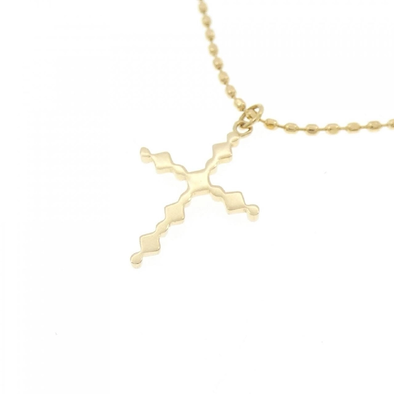 K18YG Dây chuyền kim cương hình chữ thập - Hàng hiệu Authentic 863678