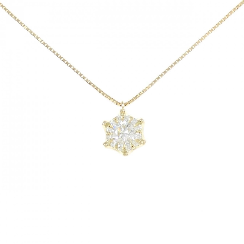 Dây chuyền kim cương K18YG 0.312CT G SI2 Good - Hàng hiệu Chính hãng 872535