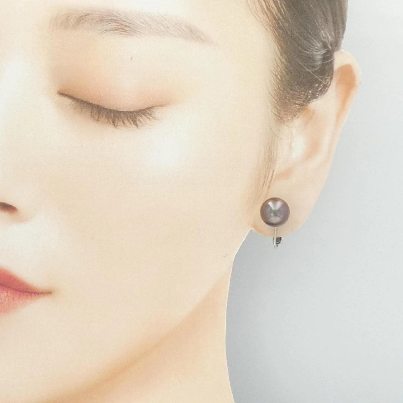 Bông tai ngọc trai đen PT900 10.1mm - Hàng hiệu Authentic 871355