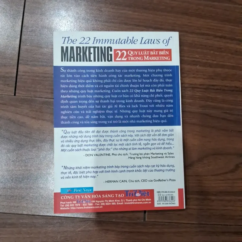 22 qui tắc bất biến trong marketting 591789