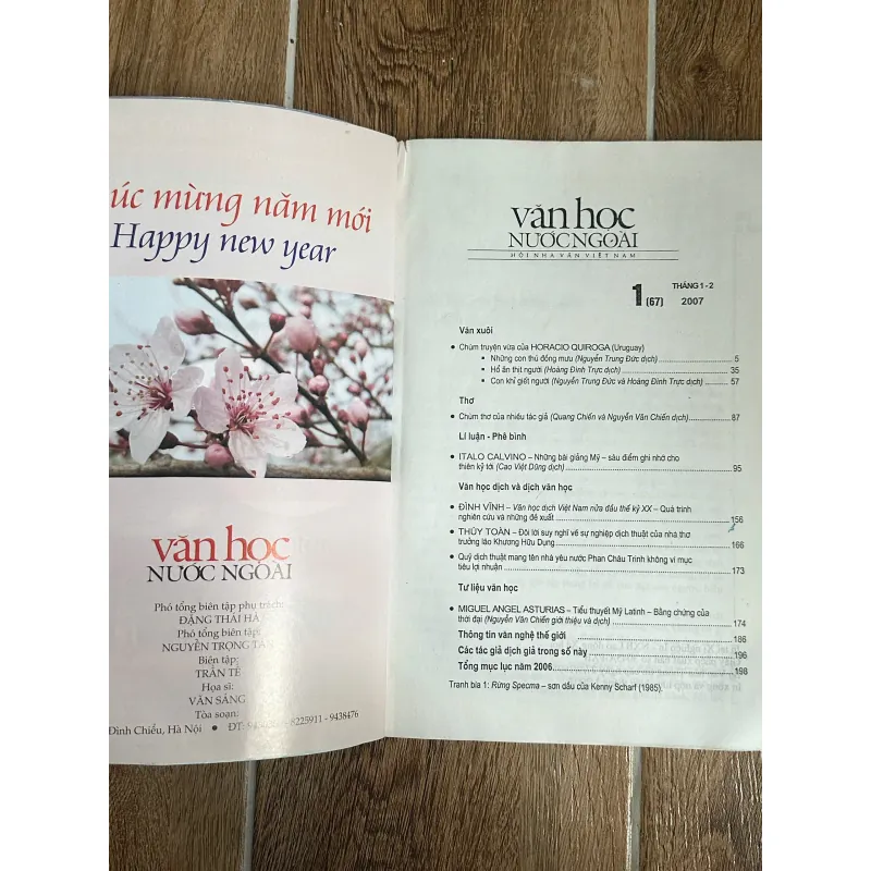 Tạp Chí Văn Học Nước Ngoài - Tổng Hợp Năm 2007 (có Calvino, Bertolt Brecht, v.v) 738052
