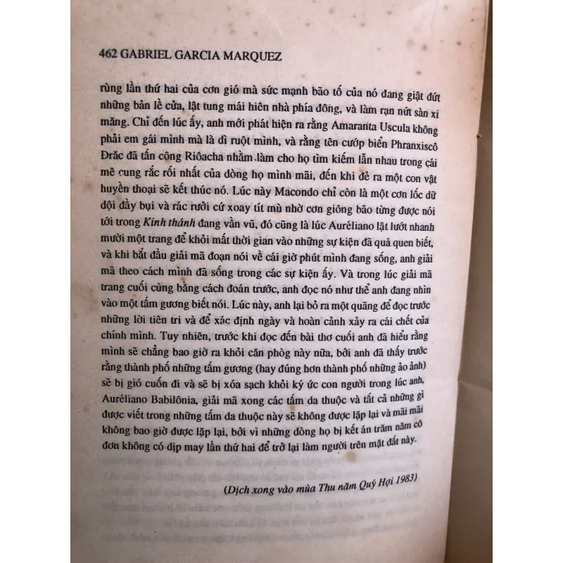 Trăm năm cô đơn - Gabriel Garcia Marquez 1050568
