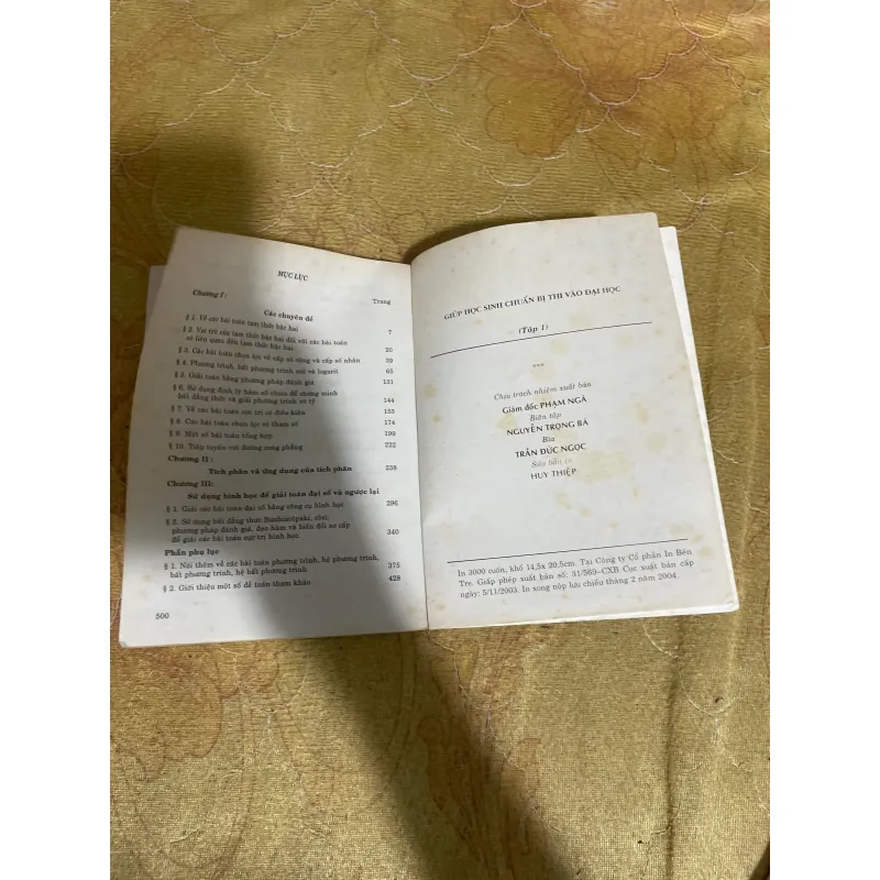 CÁC CHUYÊN ĐỀ TOÁN GIÚP HỌC SINH CHUẨN BỊ THI VÀO ĐẠI HỌC- NGUYỄN ĐỄ 731350