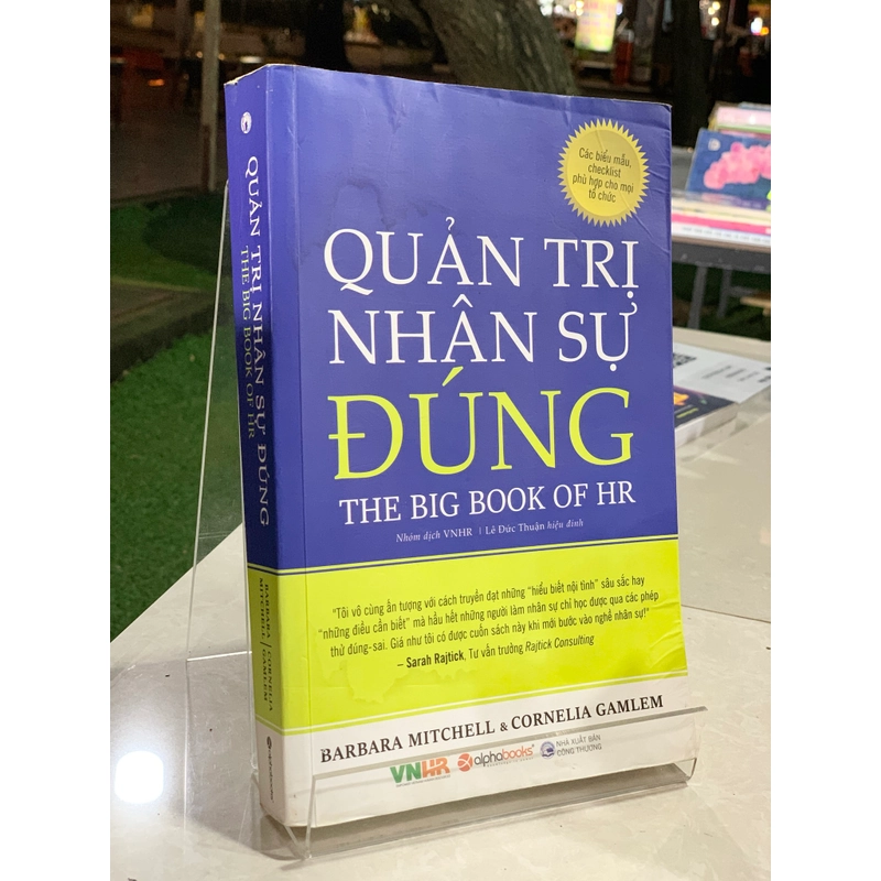 QUẢN TRỊ NHÂN SỰ ĐÚNG - BARBARA MITCHELL & CORNELIA GAMLEM 547975