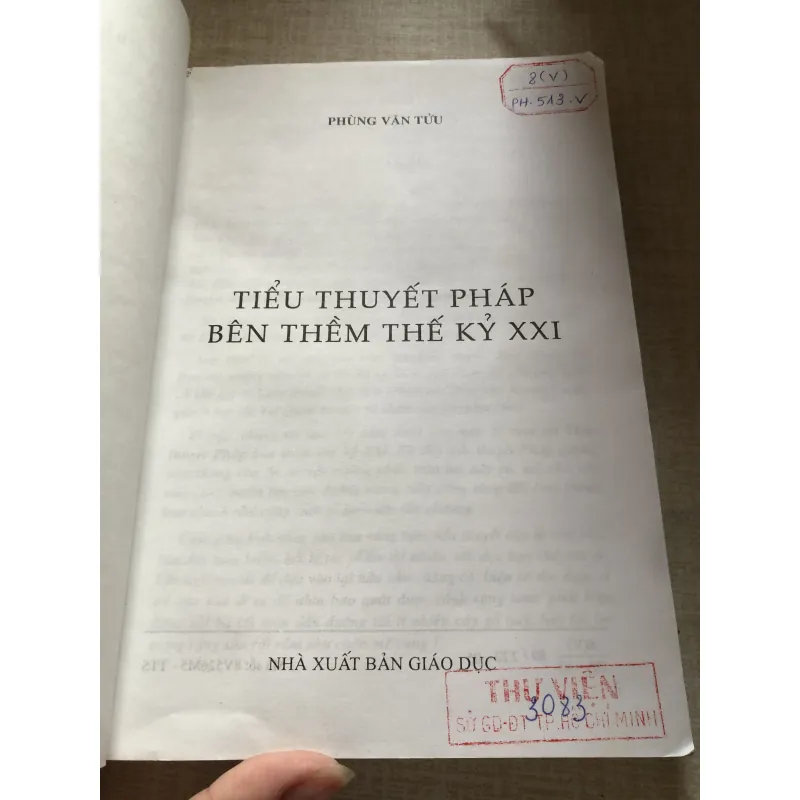 Tiểu thuyết Pháp bên thềm thế kỷ XXI 993269