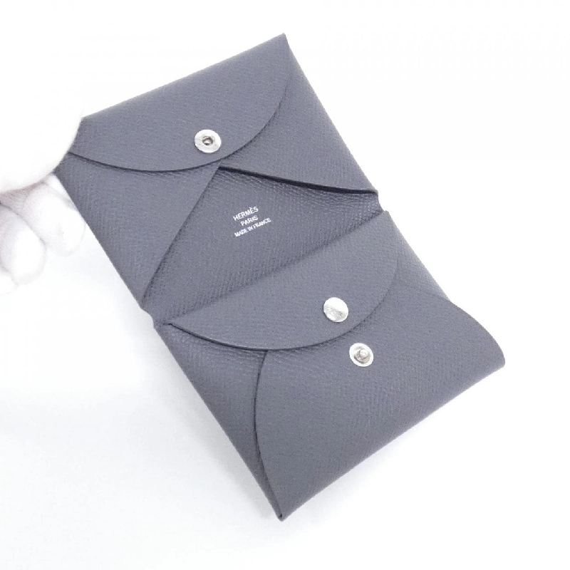 【Sản phẩm chưa sử dụng】Ví tiền Hermes Calvi Duo 083035CK 620276