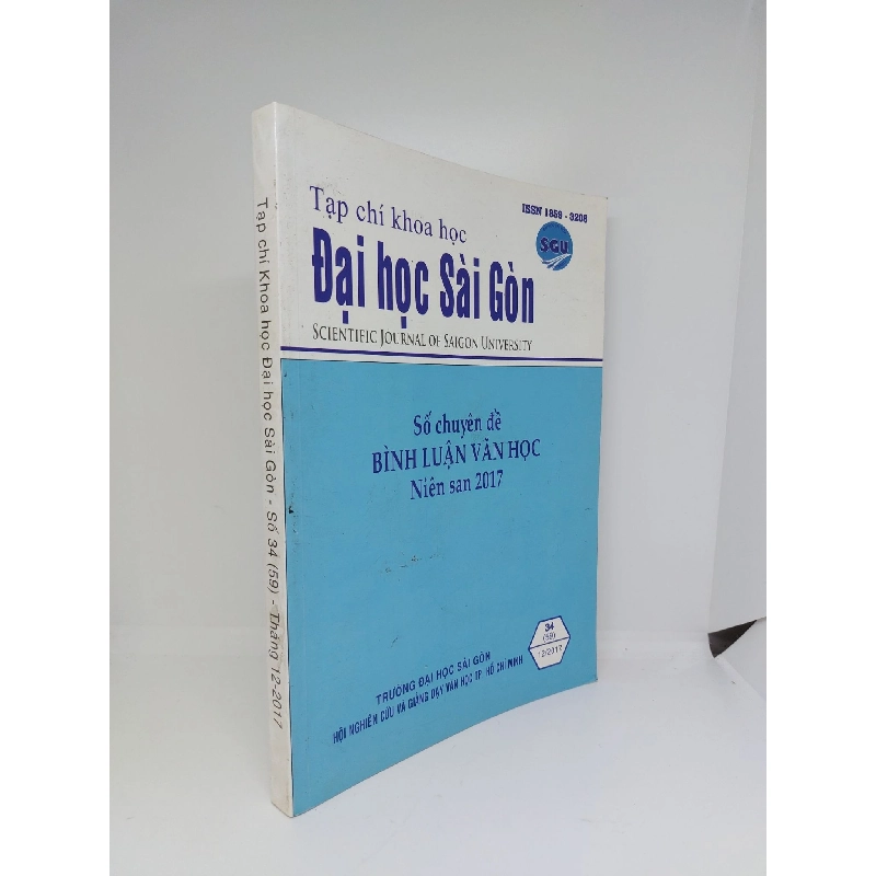 Tạp chí Khoa Học Đại học Sài Gòn số 34 tháng 12 năm 2017 mới 90% HCM.ANTQ1409 911943