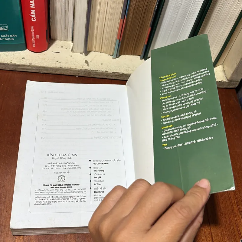 II Tuyển Tập Phóng Sự: Kính Thưa Ô Sin - Huỳnh Dũng Nhân - 2012 719508