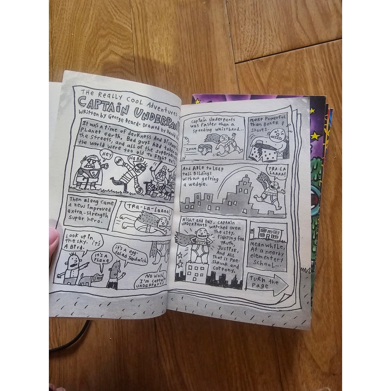 Combo 5q The adventures of captain underpants không trùng như hình 
90k 479289