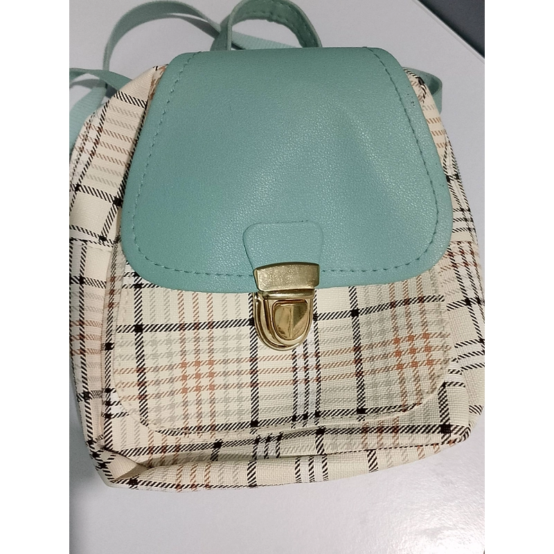 Ba Lô Kẻ Sọc Dây Da Mini Đeo Chéo 506385