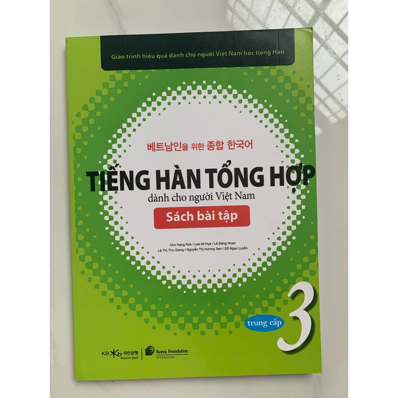 Bộ 5 quyển sách bài tập Tiếng Hàn từ cơ bản đến nâng cao 381340