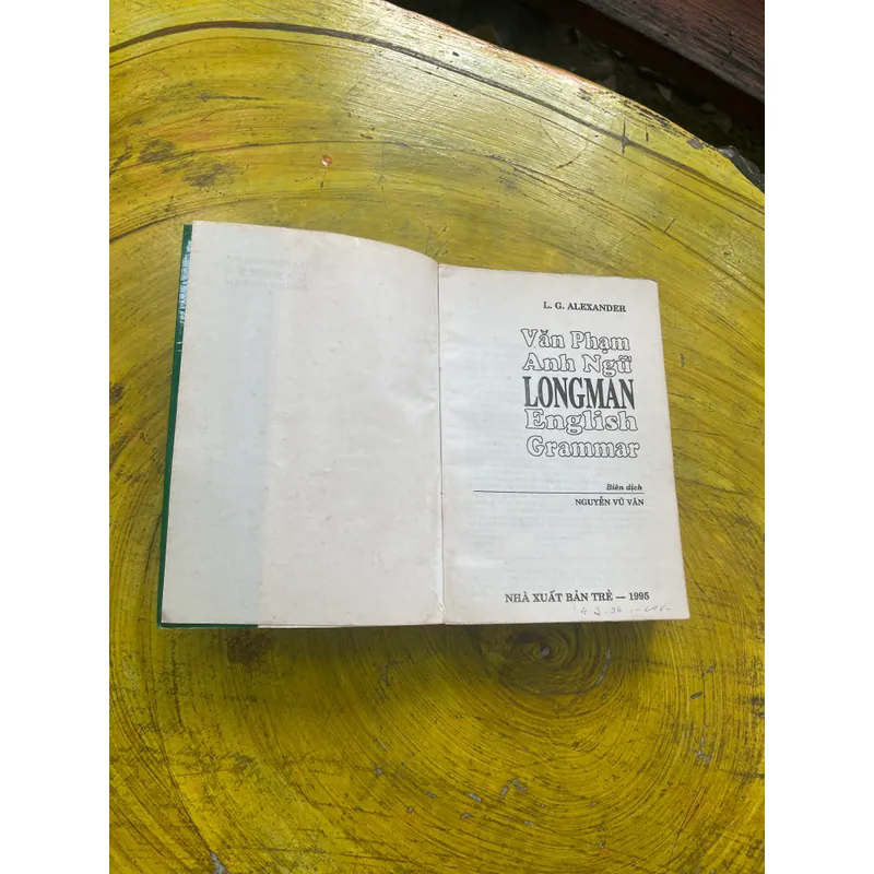 VĂN PHẠM ANH NGỮ- LONGMAN- ENGLISH GRAMMAR- L.G.ALEXANDER 557549
