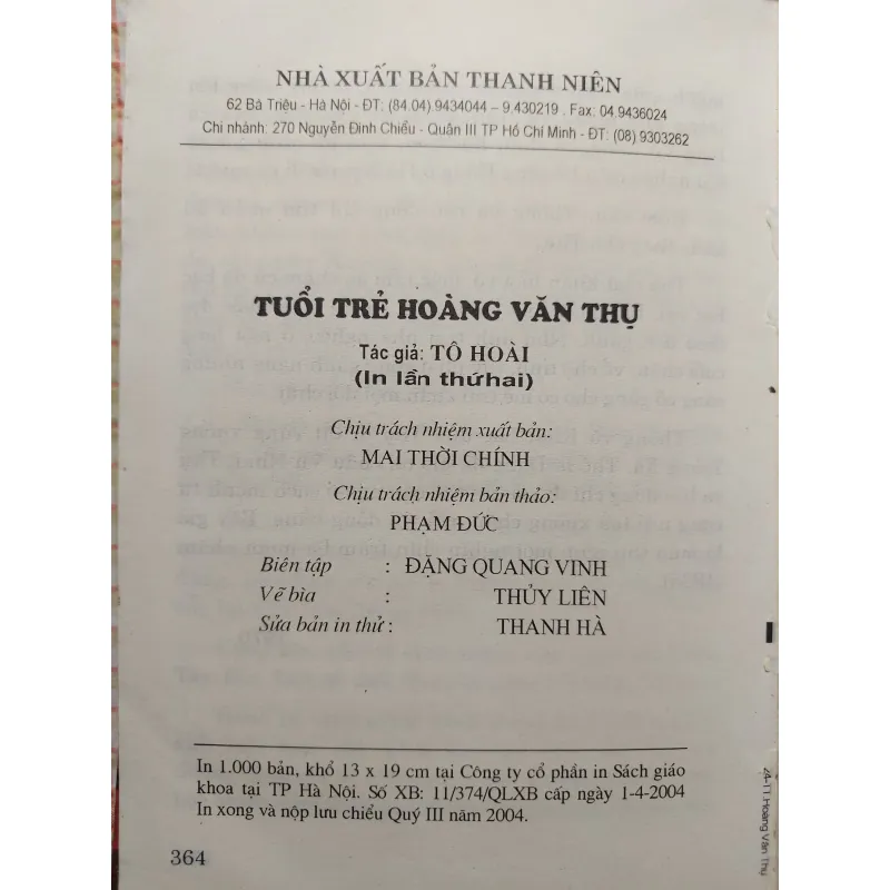 COMBO 2 QUYỂN - nhà văn TÔ HOÀI - CÁI ÁO TẾ • TUỔI TRẺ HOÀNG VĂN THỤ 750787