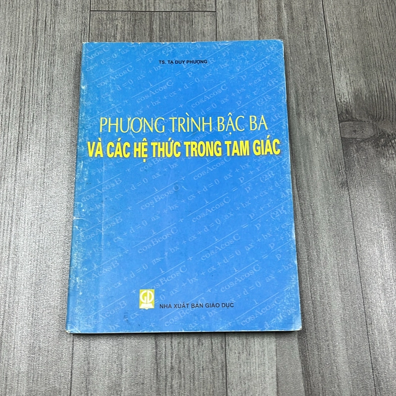 Phương trình bậc ba và các hệ thức trong tam giác. 2a5 529570