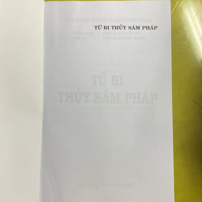 TỪ BI THỦY SÁM PHÁP - Tác giả: Ngộ Đạt Thiền Sư - Việt dịch Thích Huyền Dung 688383