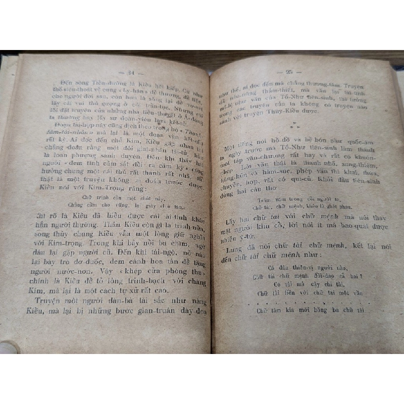 Truyên thuý kiều - Bùi Kỷ - Trần Trọng Kim ( sách đóng bìa mất bìa gốc  bản in trước 1945 ) 528615