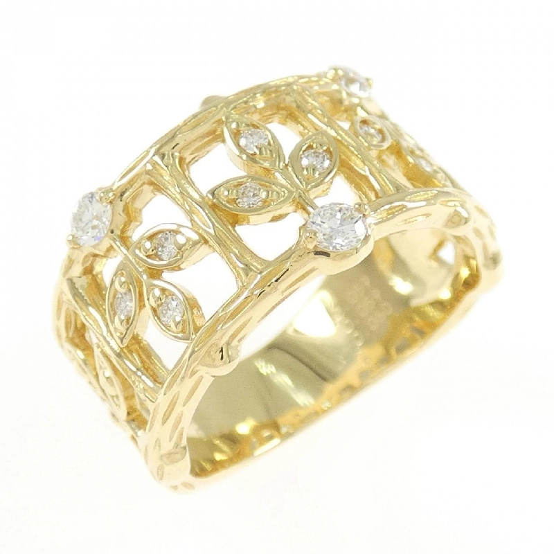 Nhẫn kim cương K18YG 0.178CT 668798