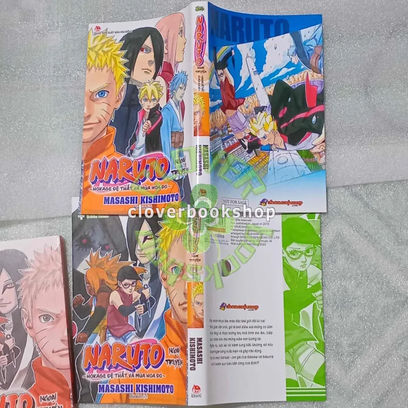 30K/tập - (2 bìa áo) Naruto Ngoại Truyện Hokage Đệ Thất Và Mùa Hoa Đỏ - tặng Jacket Boruto 750270