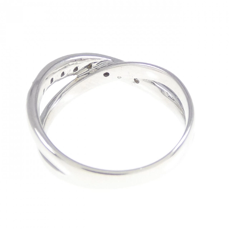 Nhẫn nhẫn ngón út kim cương K18WG 0.05CT 671214