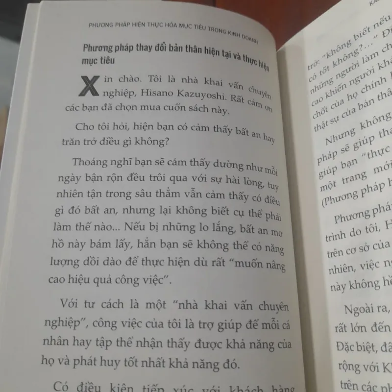 Kazuyoshi Hisano - Phương pháp HIỆN THỰC HÓA MỤC TIÊU ttong kinh doanh 1022195