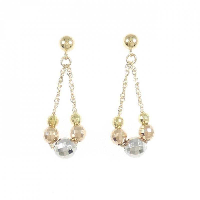 K18 Ba màu Bông tai - Hàng hiệu Chính hãng 867312