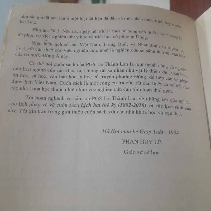 Lê Thành Lân - LỊCH HAI THẾ KỶ (1802-2010) và CÁC LỊCH VĨNH CỬU 455552