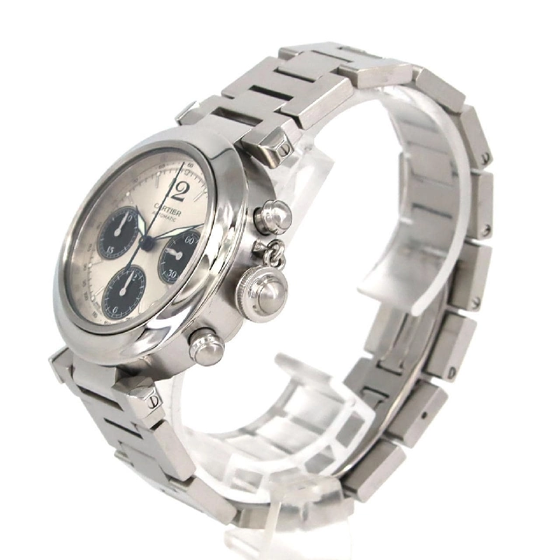 Cartier Pasha C Chronograph W31048M7 SS Automatic - Hàng hiệu Authentic 876733