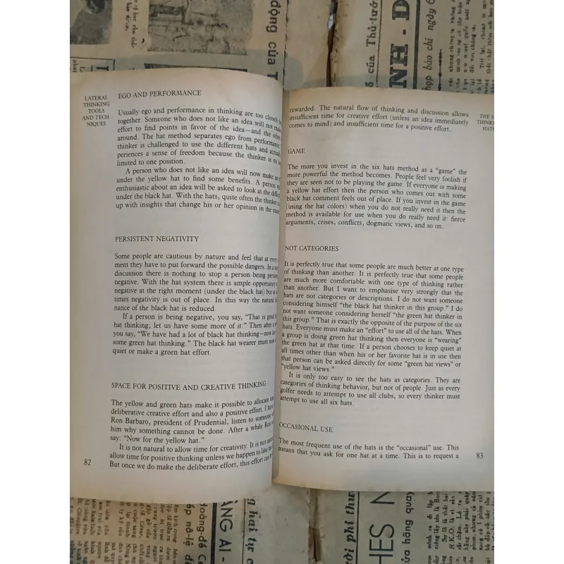 Serious Creativity	- Edward de Bono 961124