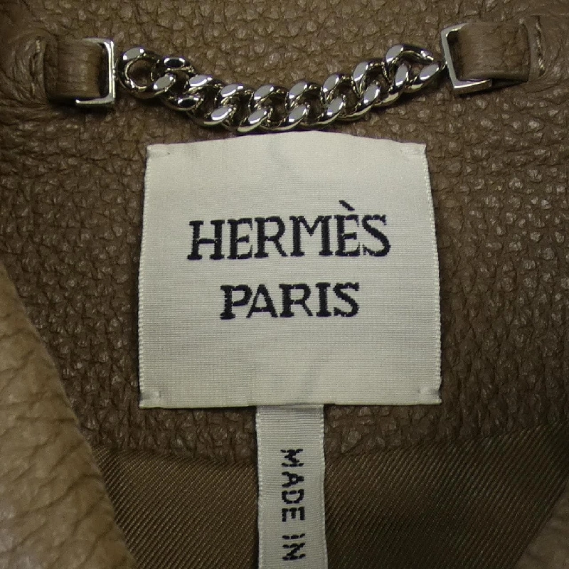 【Mã giảm giá】Áo khoác da HERMES 638052