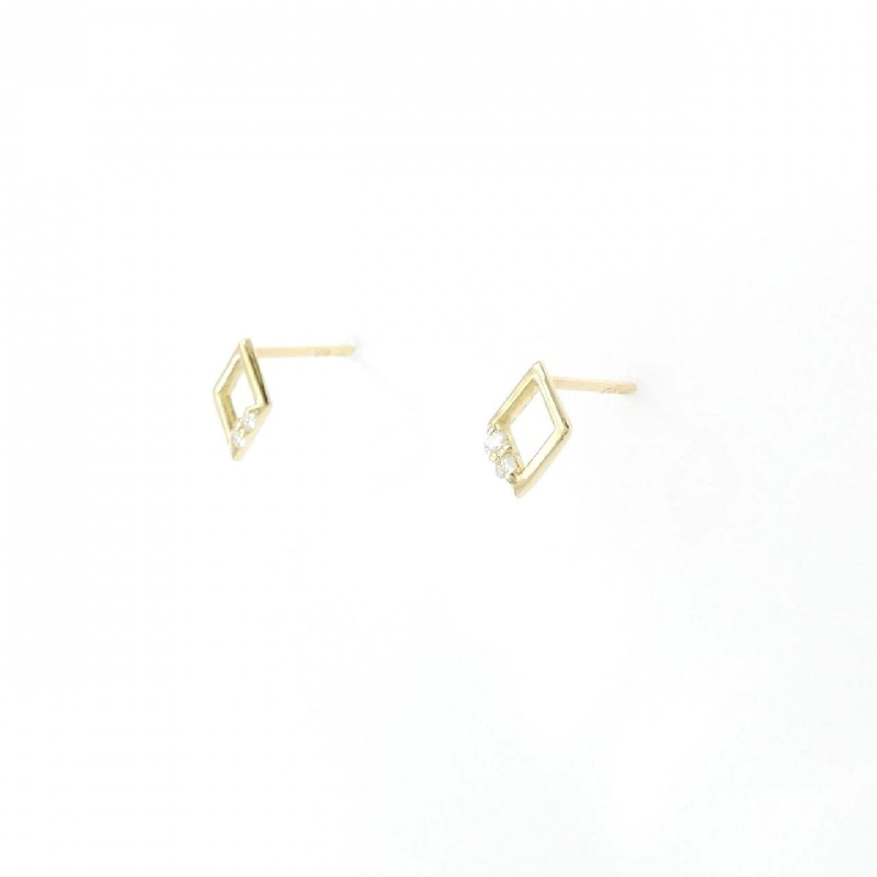 K18YG Bông tai kim cương 0.04CT - Hàng hiệu Chính hãng 877440