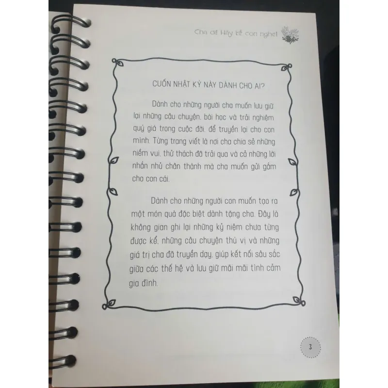 Cha Ơi, Hãy Kể Con Nghe 720466