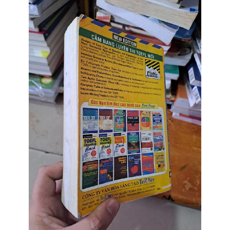 Cẩm nang luyện thi TOEFL mới 80% ố 2005 Song ngữ HCM0808 HỌC NGOẠI NGỮ 527180