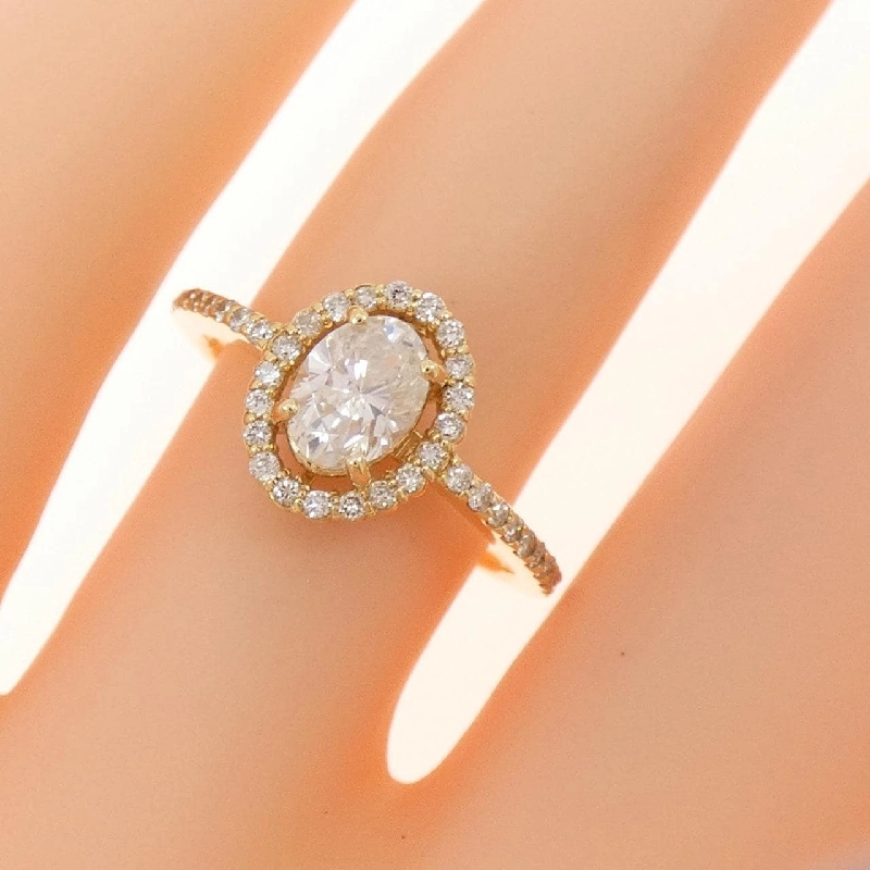 Nhẫn kim cương K18YG 0.59CT 671278